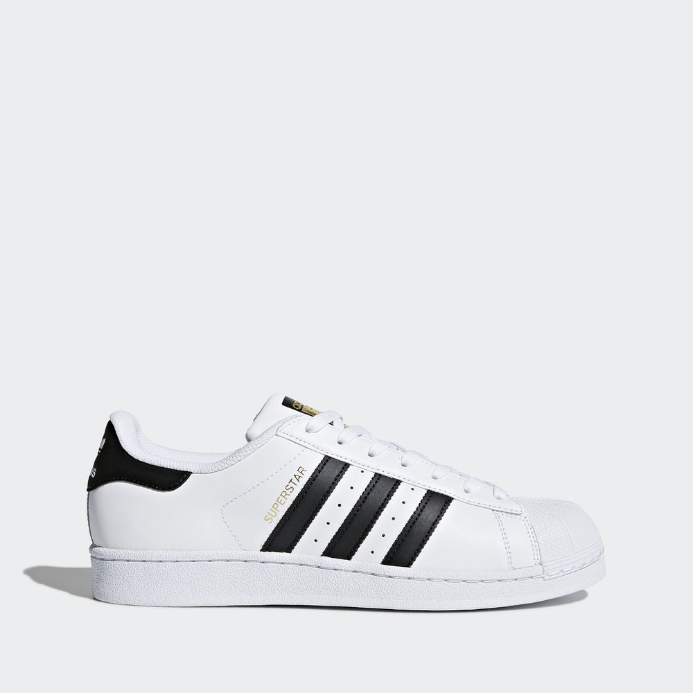 Adidas Superstar - Originals γυναικεια - Ασπρα/Μαυρα,Μέγεθος: EU 36 – 54 2/3 (672DHNAZ)